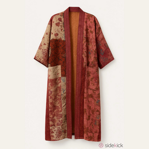 Kantha Short Sleeve Kimono